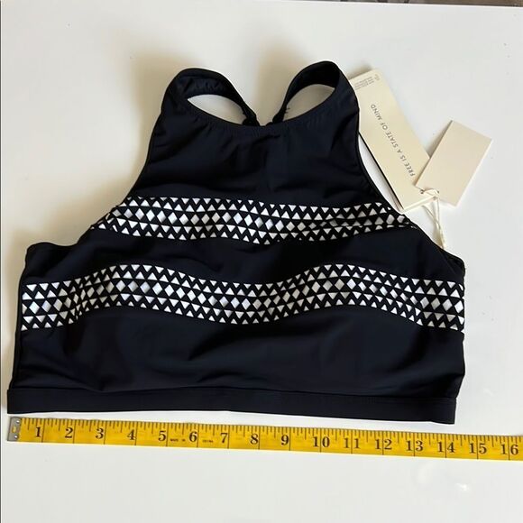 Free Sport by Gottex Supernova High Neck Swim Bra Top Black - Picture 7 of 8